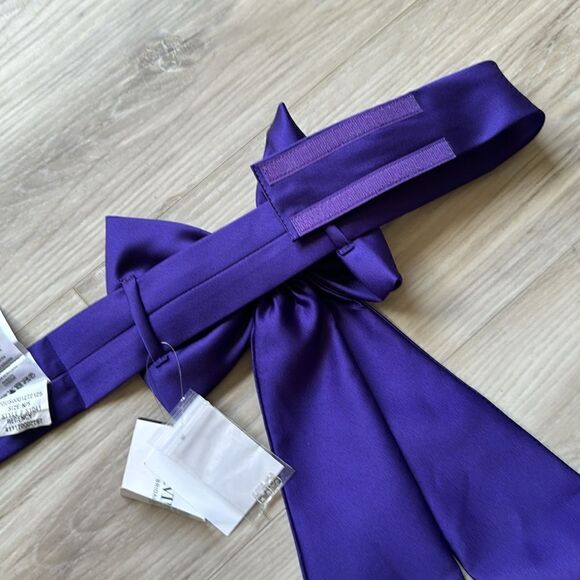 nwt Satin Sash in Regency Purple, Prom, Dance, Wedding - Picture 4 of 5